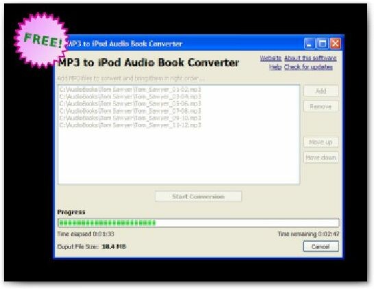 MP3 to iPod Audio Book Converter Download - NETZWELT