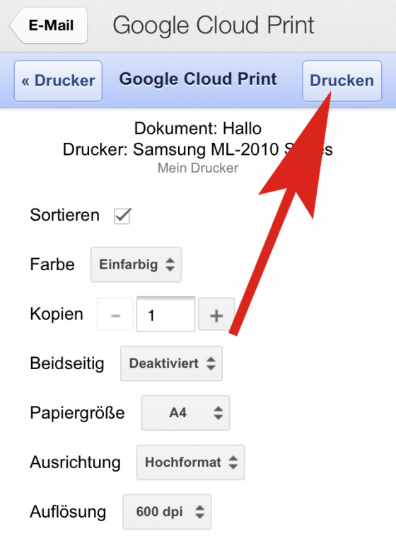 Google Cloud Print: Dokumente über das Internet auf Ihrem Drucker ...