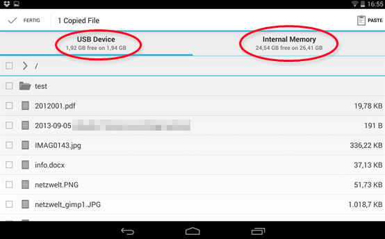 Nexus 7: Speicher mit USB-Stick erweitern - NETZWELT