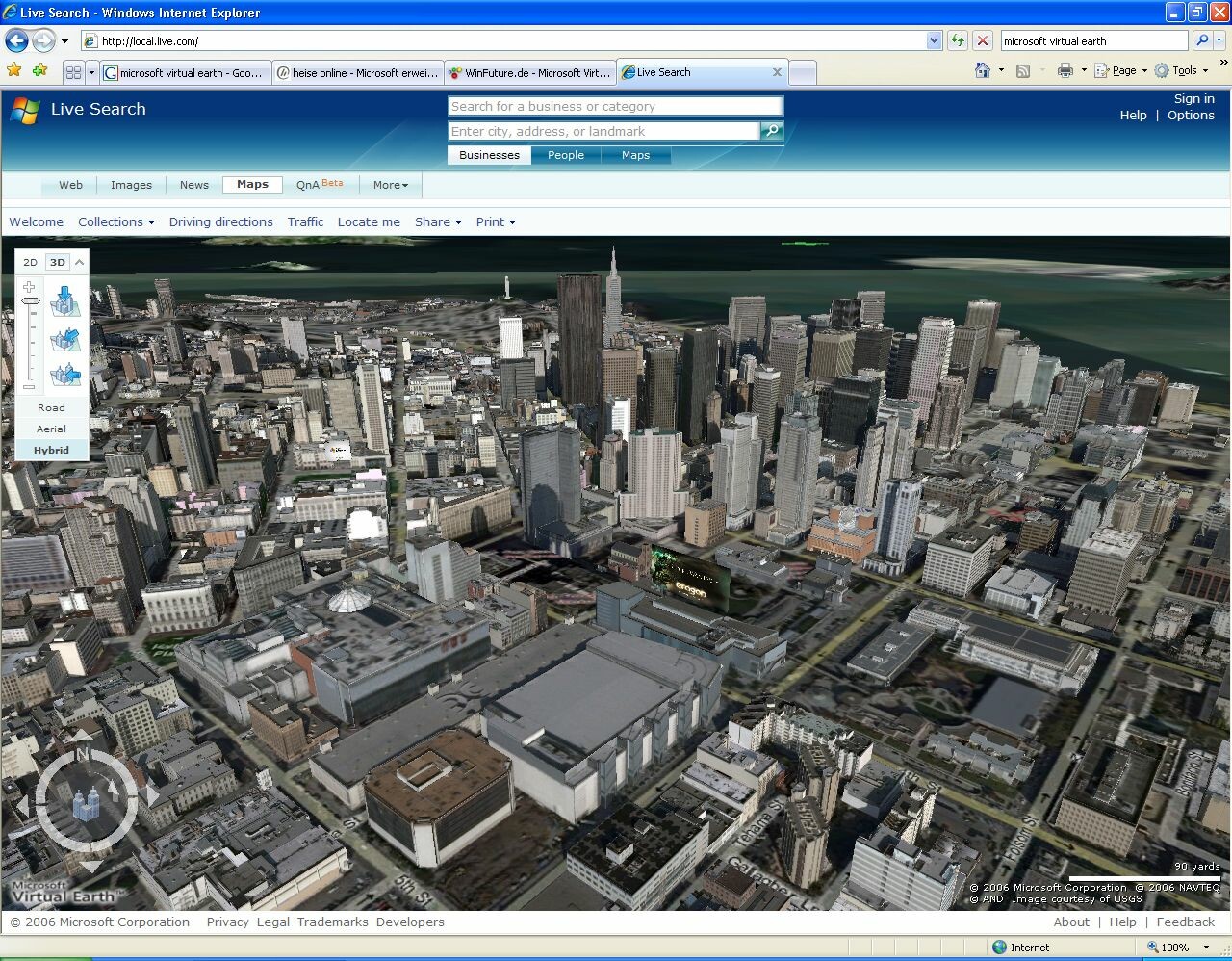 Google Earth vs. MS Virtual Earth 3D - NETZWELT