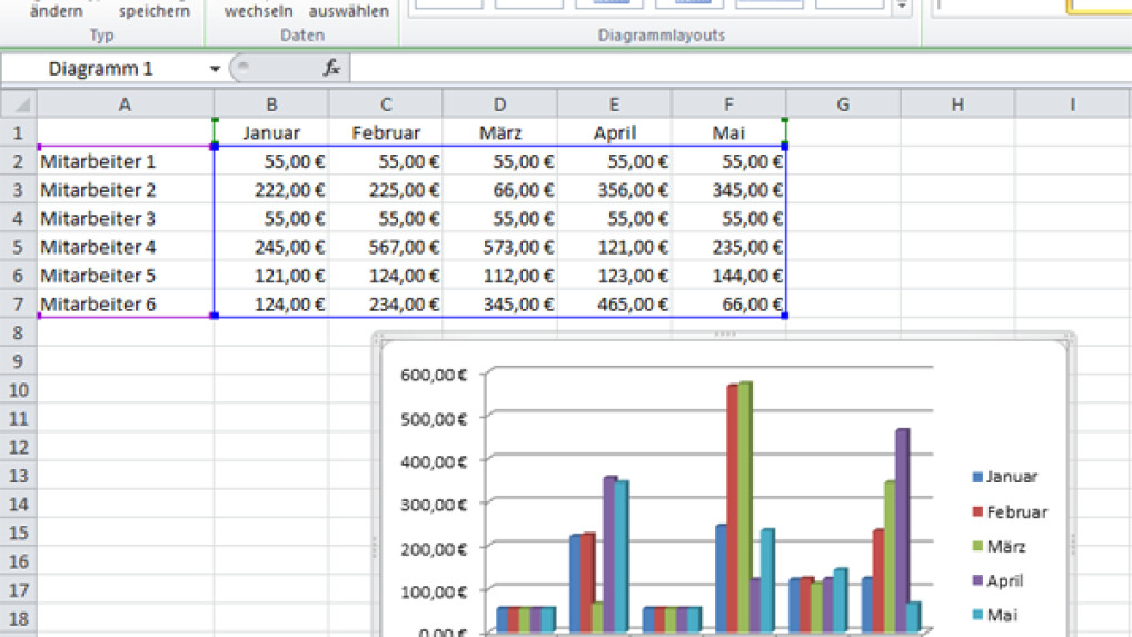 PowerPoint Statische und dynamische ExcelDiagramme einbinden NETZWELT