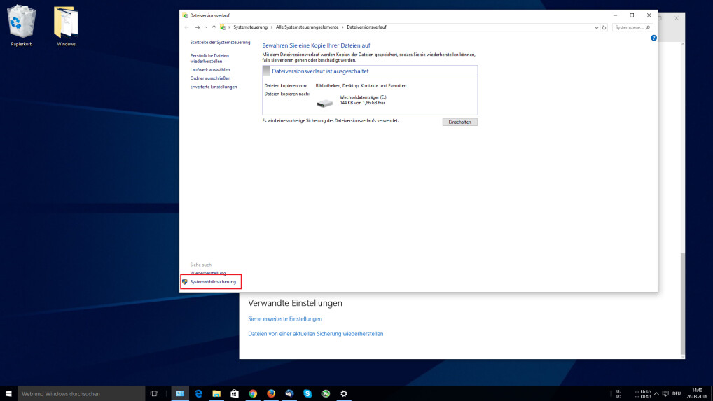 Windows 10: Backups Erstellen Und Auf Eine Externe Festplatte Auslagern ...