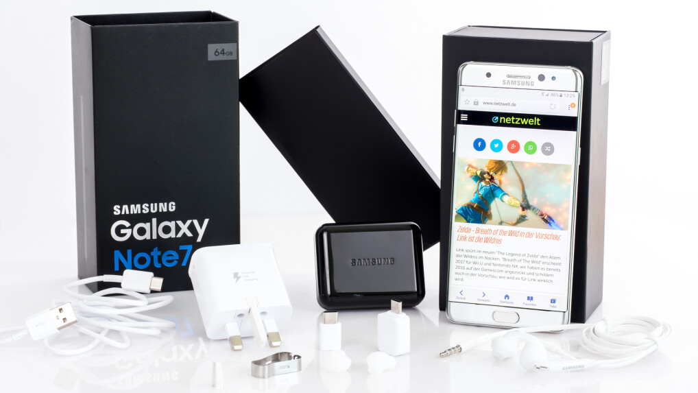 Galaxy Note 7 Im Test Ist Der Note 5 Nachfolger Das Bessere S7 Edge Netzwelt