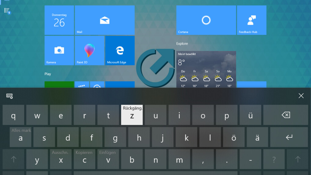 Windows 10 Computer und Notebooks über Shortcuts