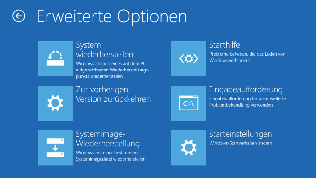 Windows 10: Erweiterte Startoptionen aufrufen - so geht's - NETZWELT