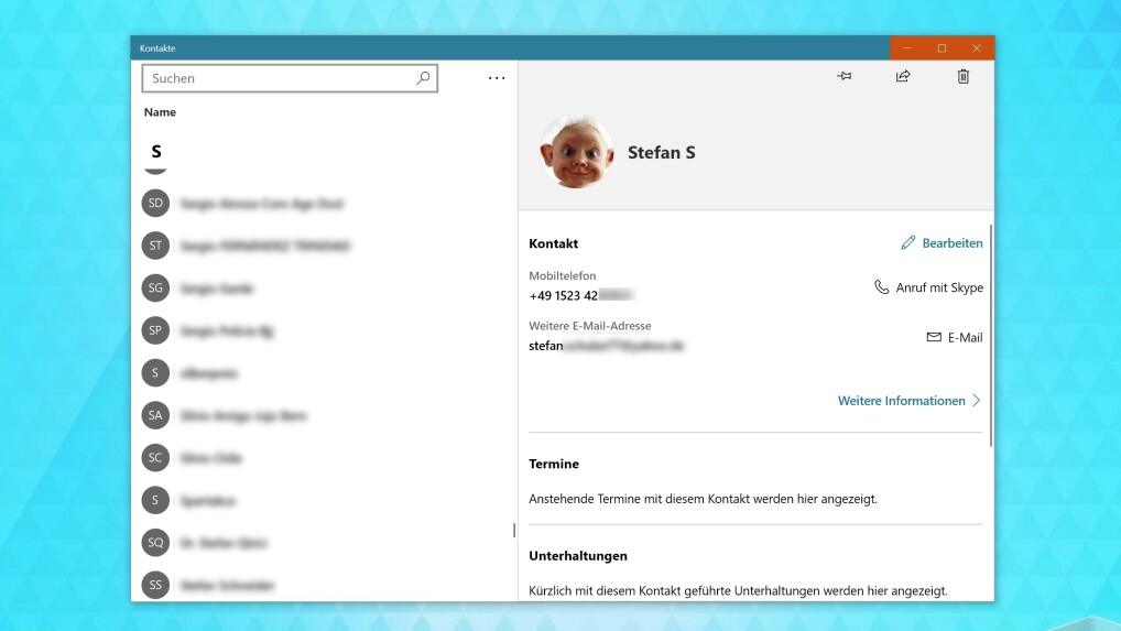 Windows 10 Kontakte importieren so funktioniert