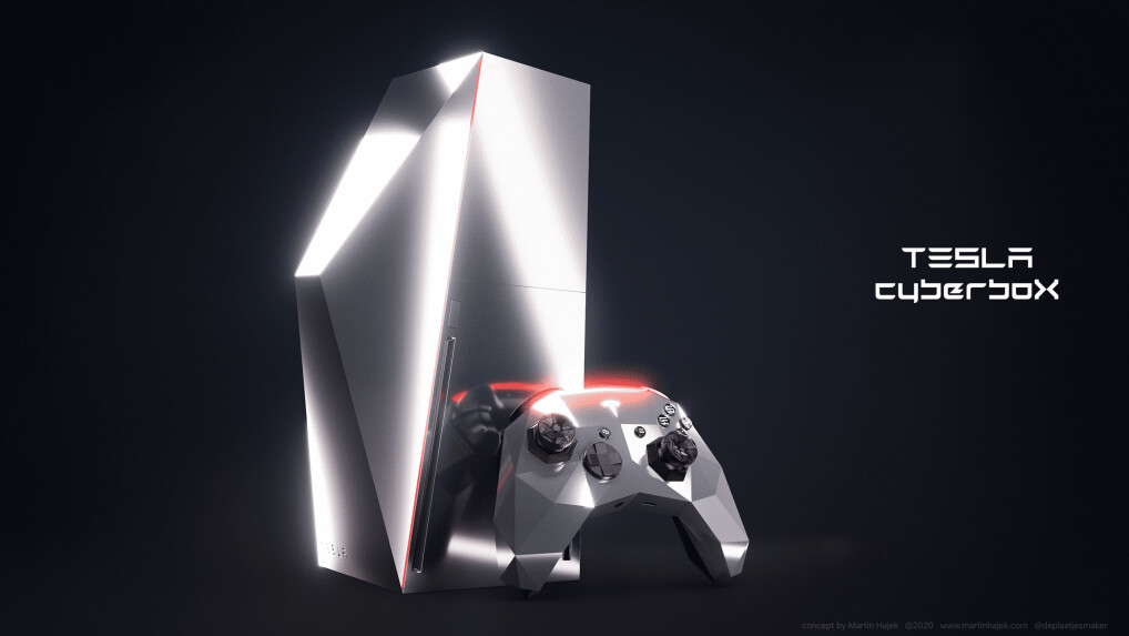 Tesla CyberBox: Wenn Xbox Series X und Cybertruck frontal ...
