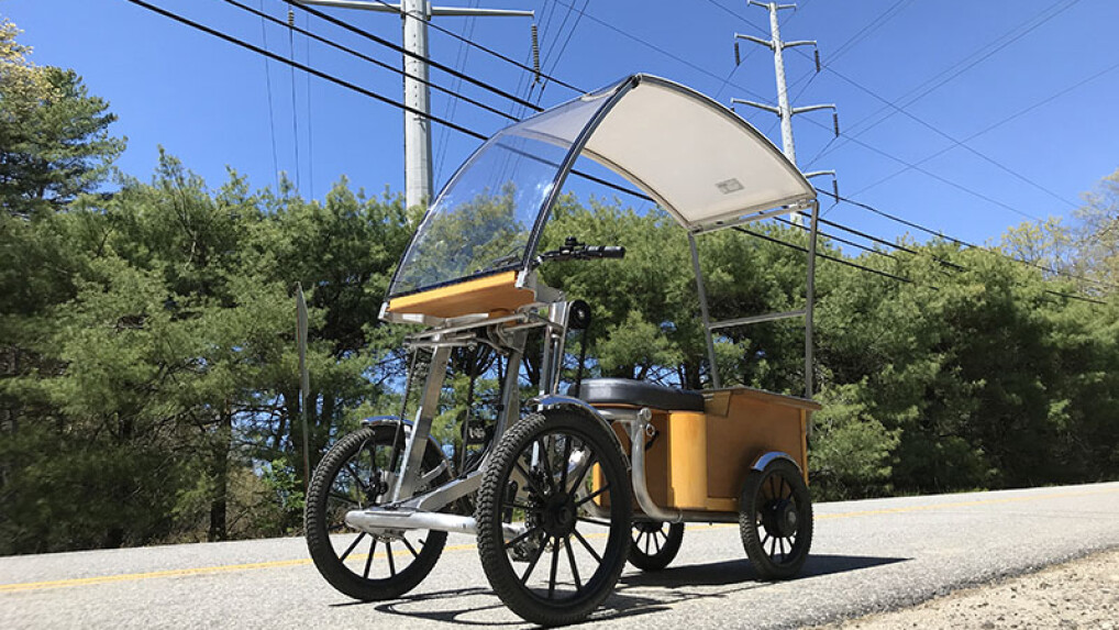 fahrrad auf 4 rädern