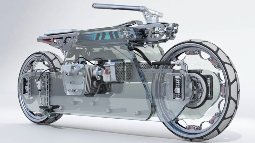 Ein durchsichtiges Motorrad: Mit der Nu'Clear in Richtung ...