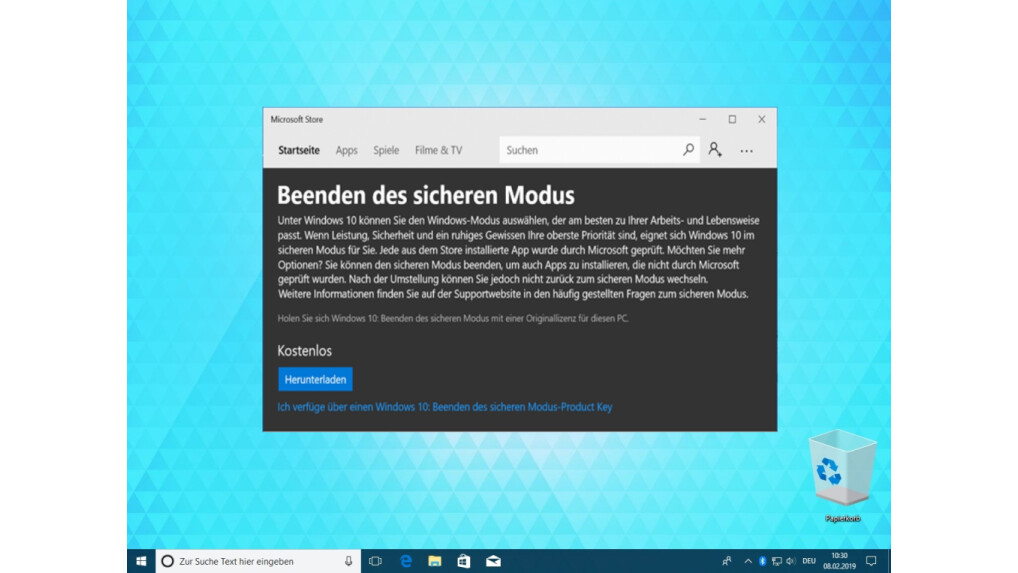 Windows 10 S Modus Beenden So Wechselt Ihr Zum Vollwertigen