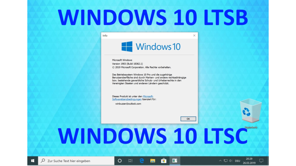 Windows 10 Unterschiede Von Ltsb Und Ltsc Netzwelt