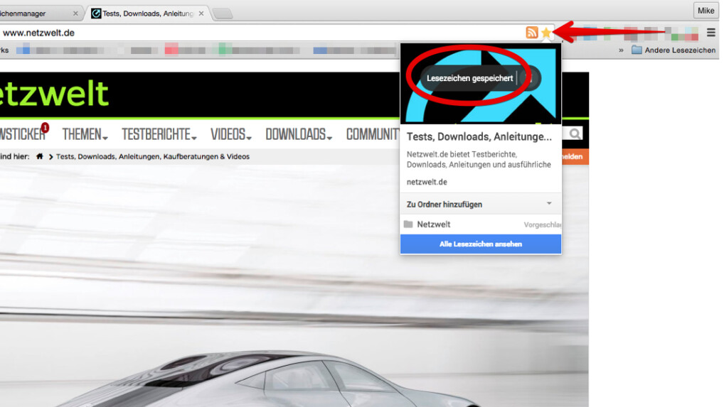 Google Bookmark Manager Lesezeichen intelligent verwalten NETZWELT