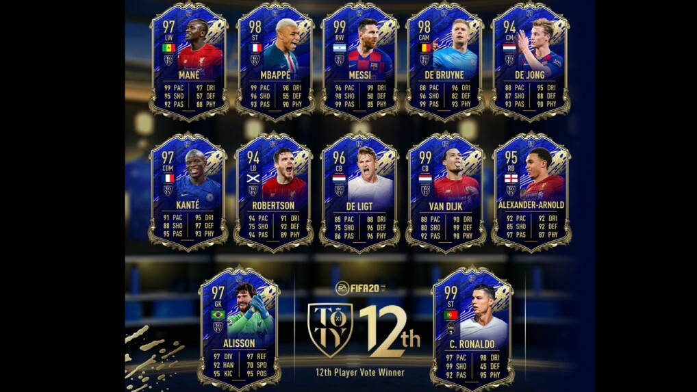 FIFA 20: TOTY-Karten nur noch kurz in Packs - 12. Spieler ist Ronaldo | NETZWELT