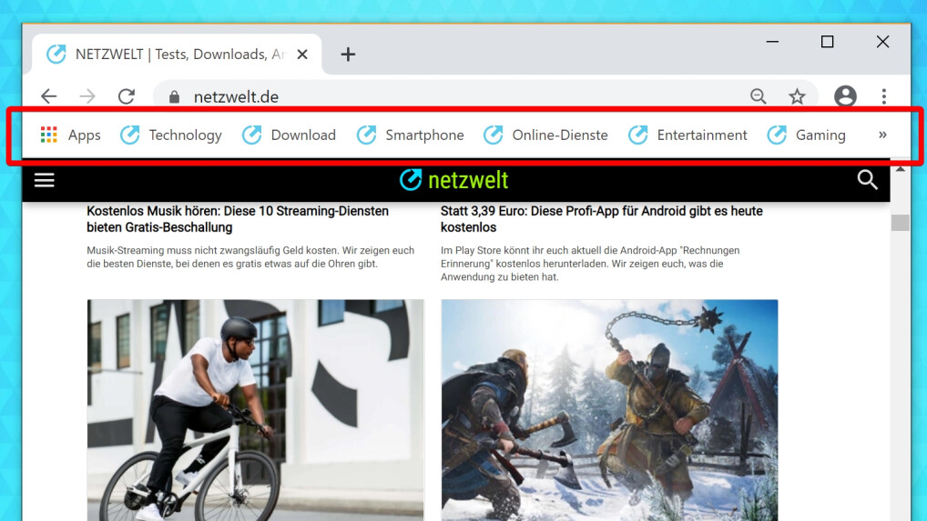 Google Chrome Leiste weg? So holt ihr eure Lesezeichen zurück NETZWELT