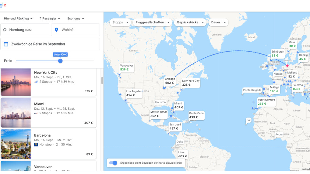 google flights tracker