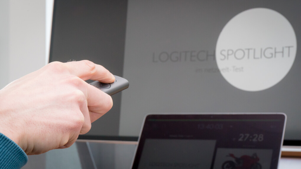 Logitech-Presenter Spotlight im Test: Der viel bessere Laserpointer ...
