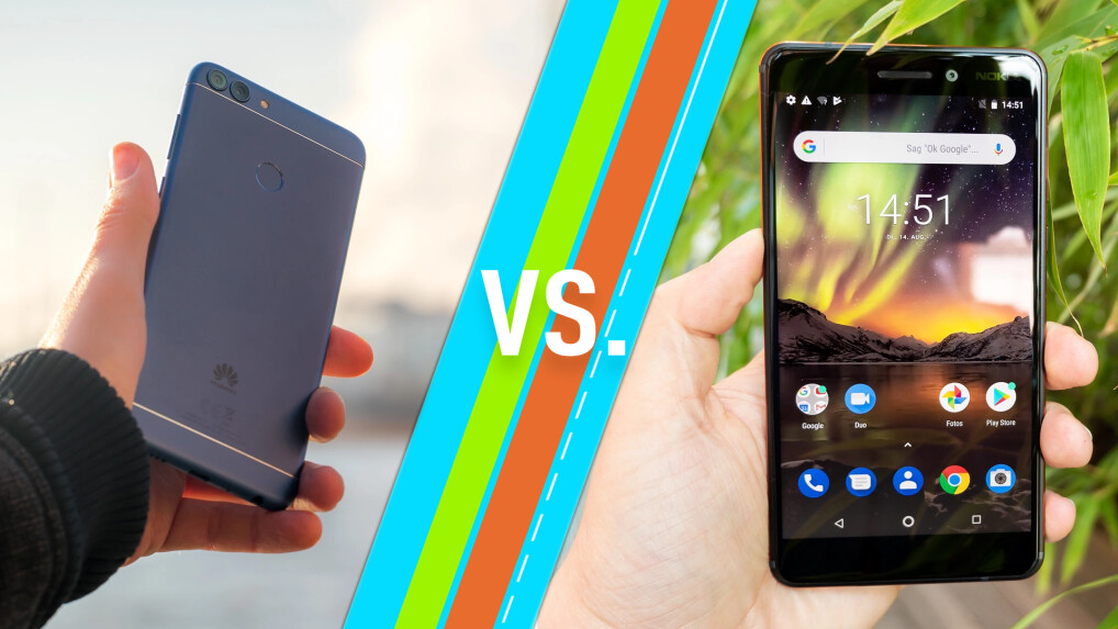 Nokia 6 2018 vs huawei p smart