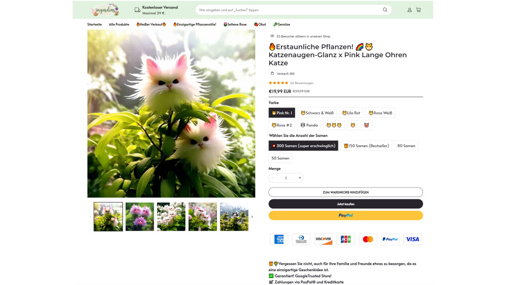 Abzocke mit KIPflanzen Das steckt hinter der "KatzenaugenBlumen