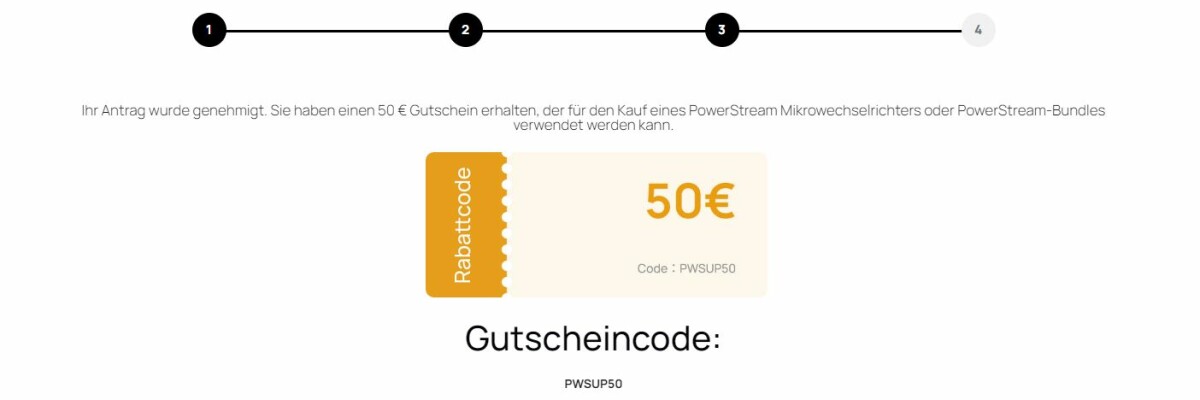 Coupon code EcoFlow PowerStream 50 euros: PWSUP50