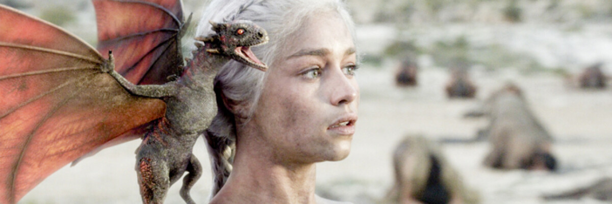 Game of Thrones: Daenerys was able to hatch the dragon eggs after climbing into a fire with them. 