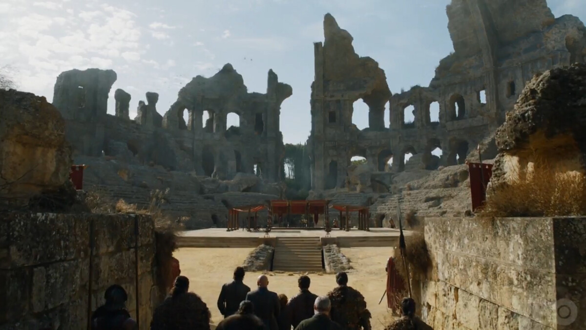 Game of Thrones - Saison 7 : Les ruines du Dragonpit de King's Landing