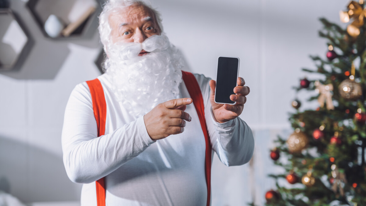 Ainsi, vous pouvez faire entrer le Père Noël dans votre salon.