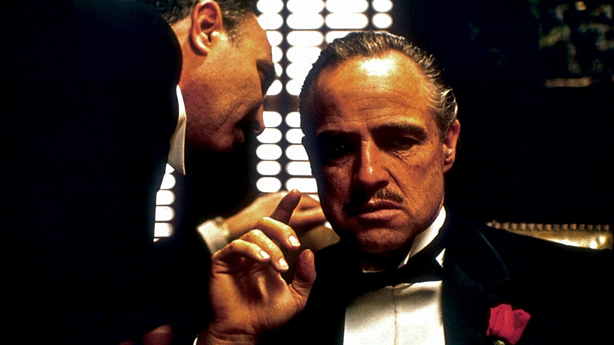 Marlon Brando comme Vito Corleone dans "Le parrain"