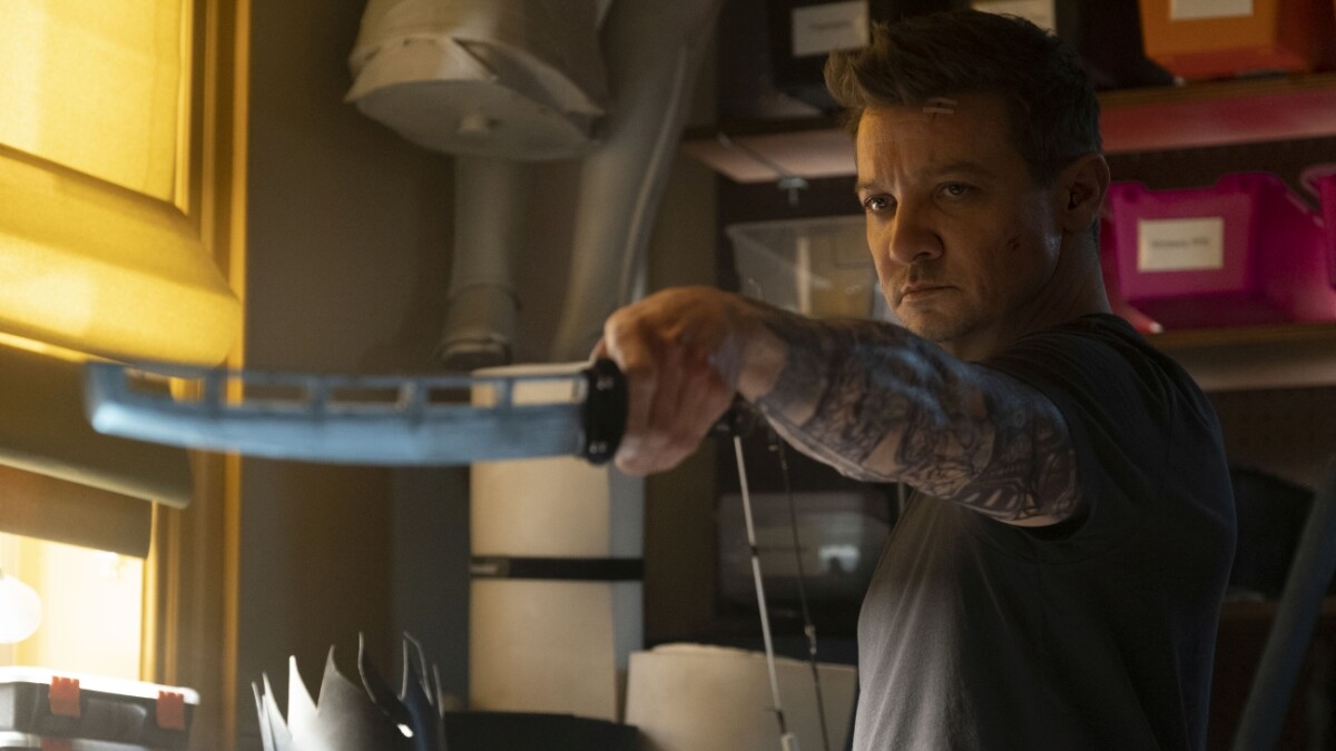 Jeremy Renner as Clint Barton in Hawkeye
