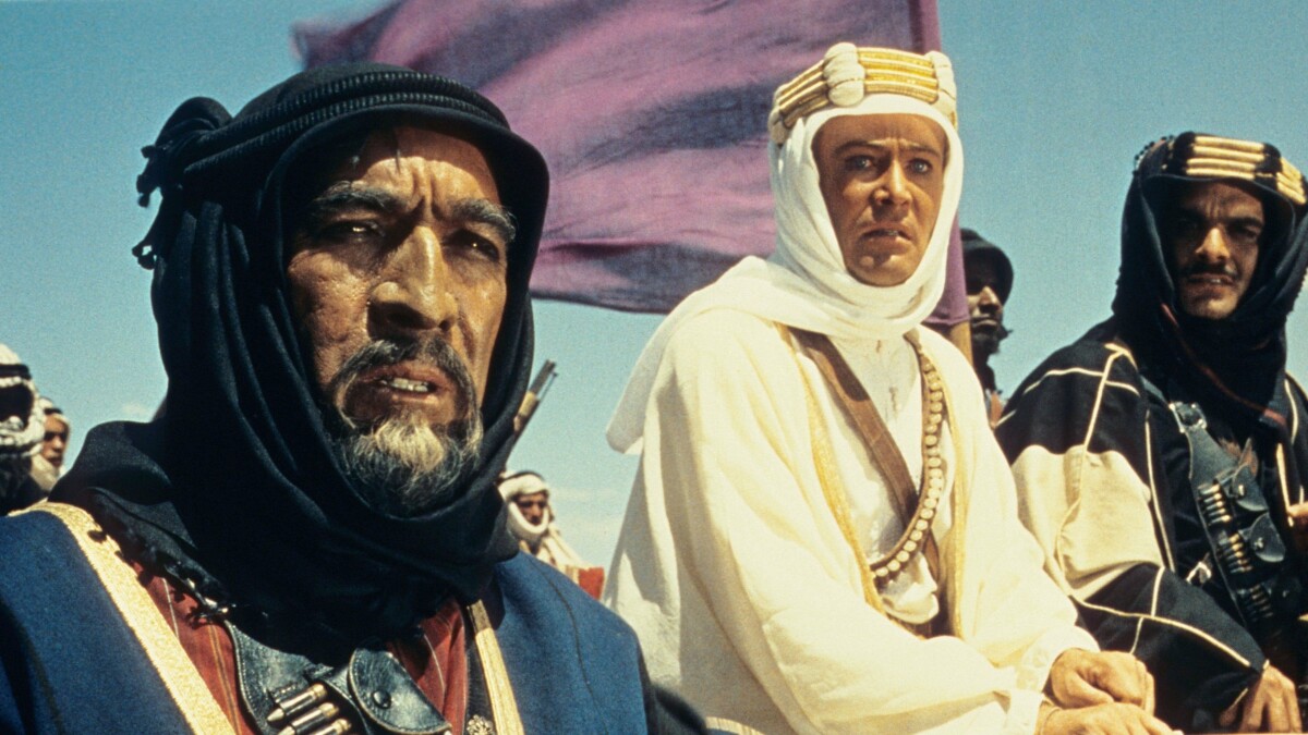 El clásico de Hollywood "Lawrence de Arabia" despejó en ese momento prolijamente en los premios Oscar.