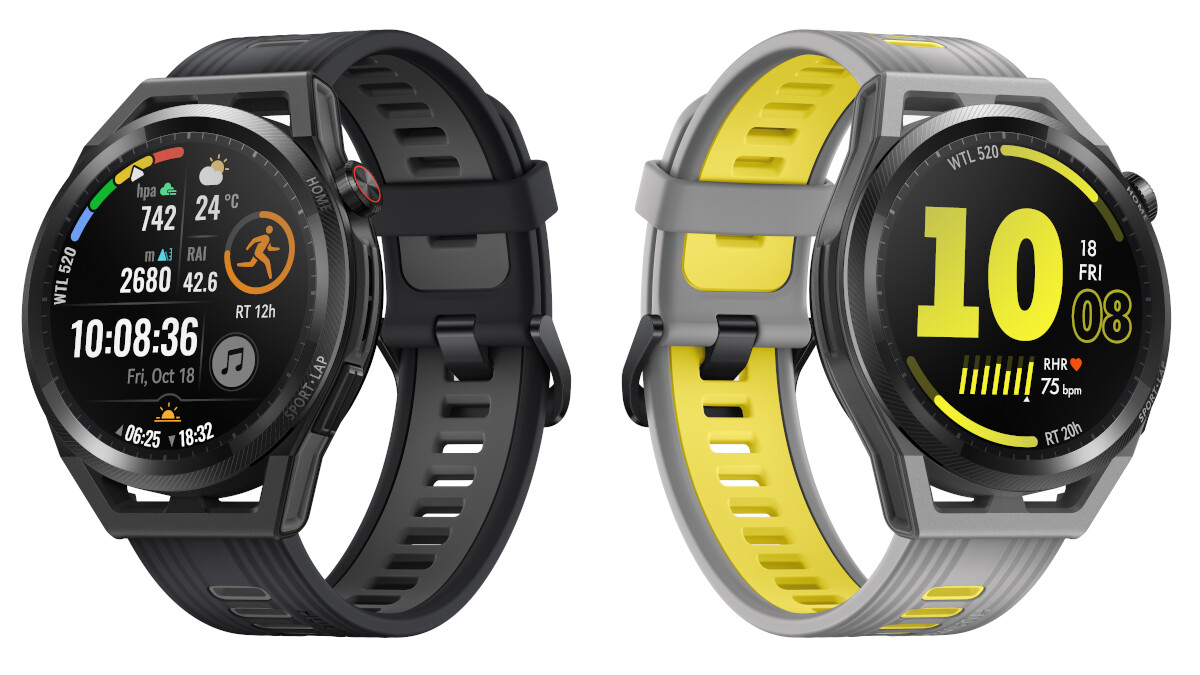 The Huawei Watch GT Runner is available in two different colors.