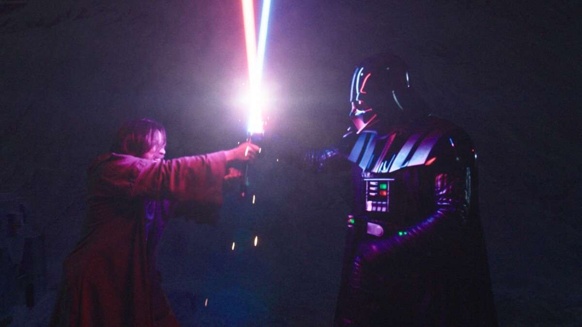 Obi-Wan and Darth Vader in Obi-Wan Kenobi