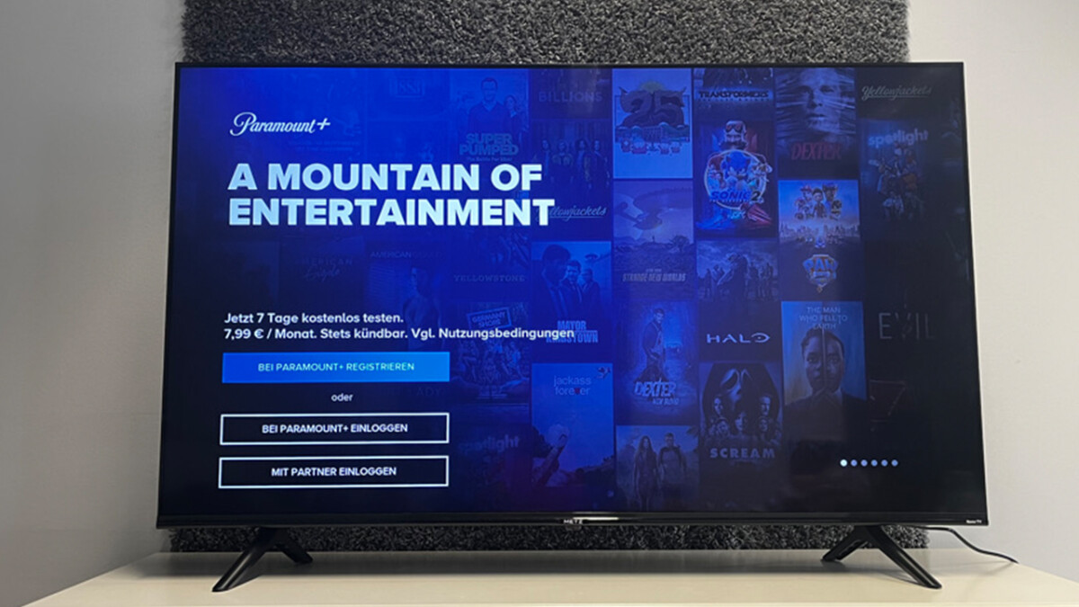 Thanks to Roku, the most important new apps are always coming to the Metz Blue TV: The Paramount+, which has just been launched, is of course already available.