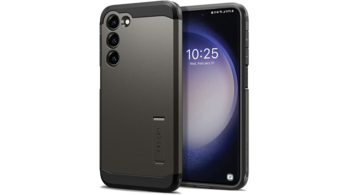 The Spigen Tough Armor offers robust protection for your S23.