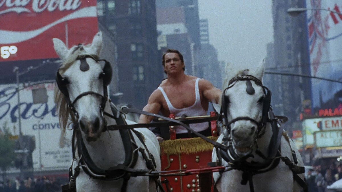 Danneberg habló por primera vez con Schwarzenegger en el nuevo doblaje "Hércules en Nueva York"
