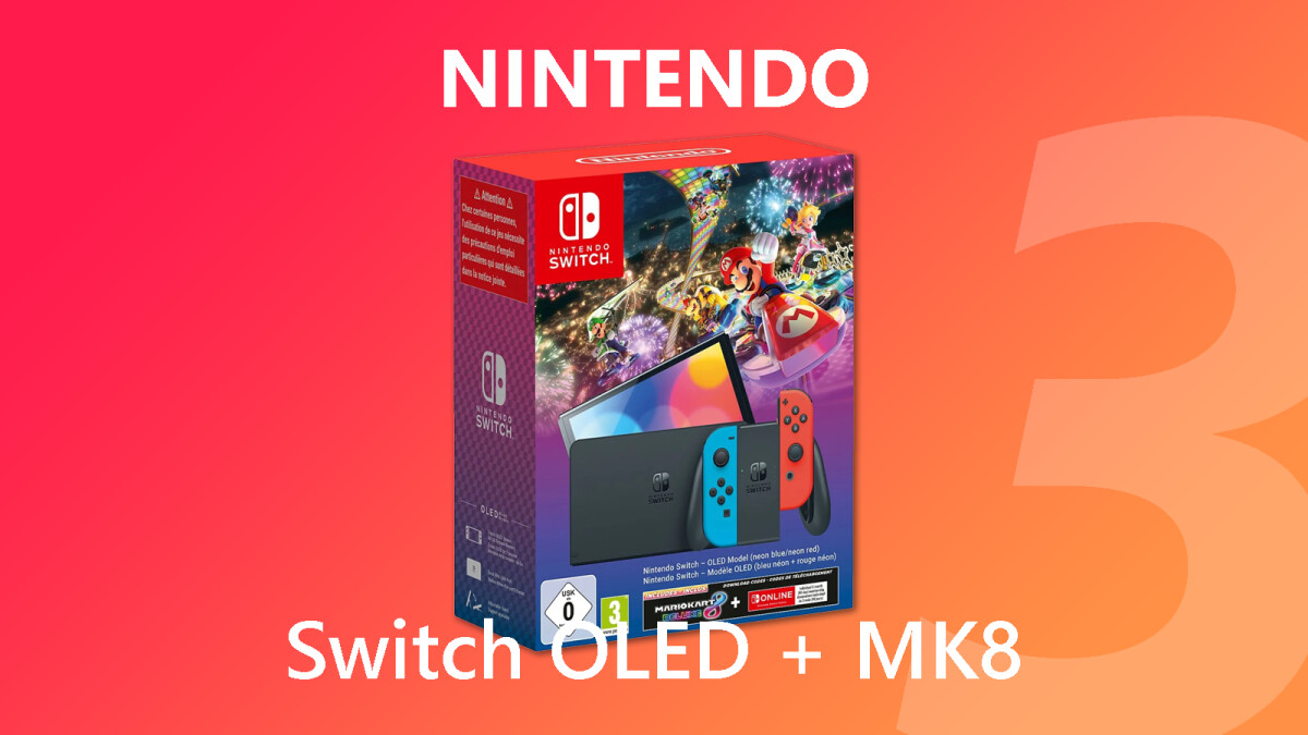 Croyable par Jung et Alt : La Nintendo Switch OLED avec Mario Kart 8 Deluxe.