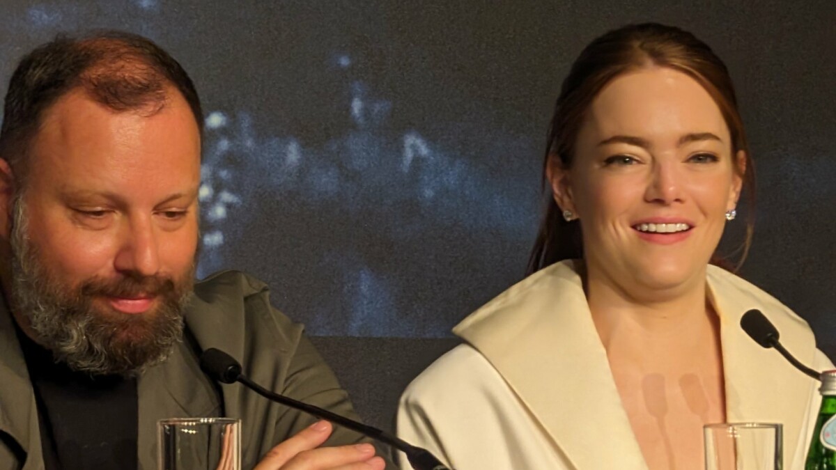 Pressekonferenz zu "Kinds of Kindness": Regisseur Yorgos Lanthimos und Emma Stone.
