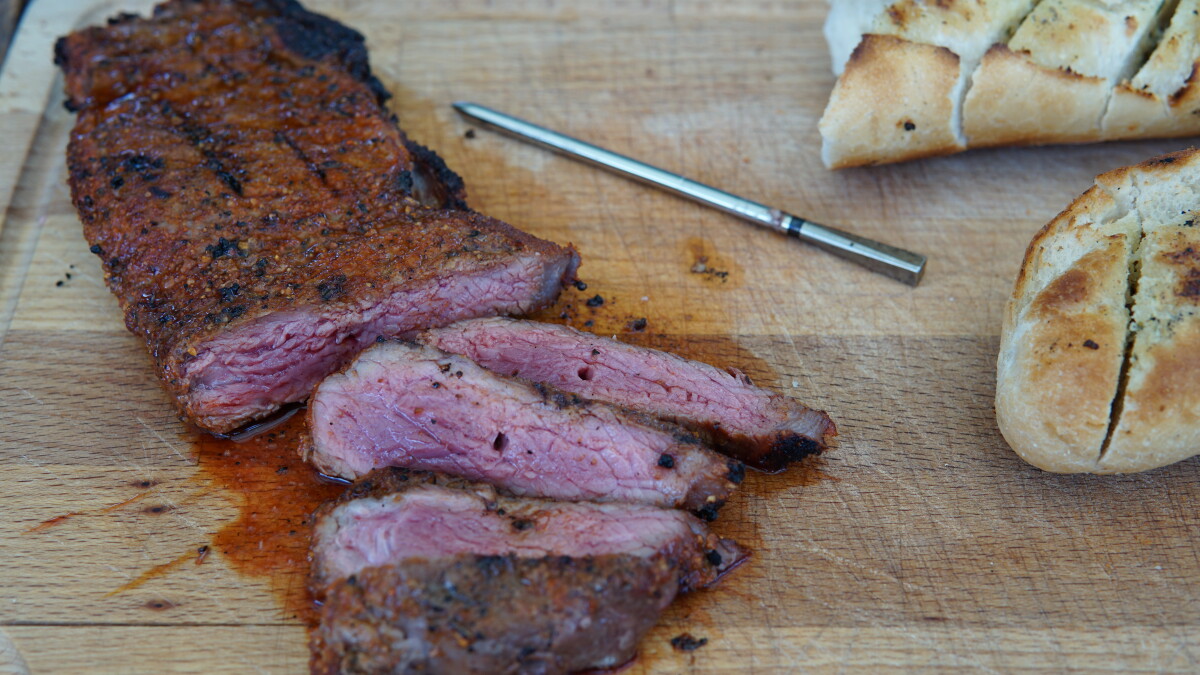 Praxistest bestanden: Das Steak ist sehr gut gelungen.