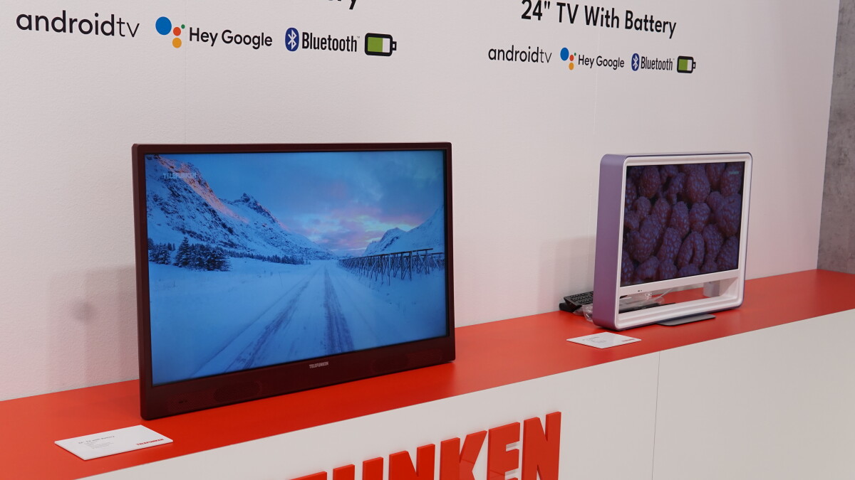 Akku-Fernseher von Telefunken - ideal für Camper.