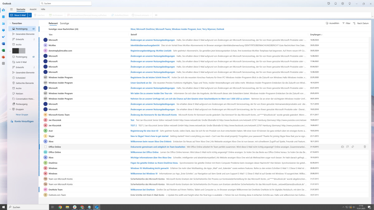 Neues Outlook 5