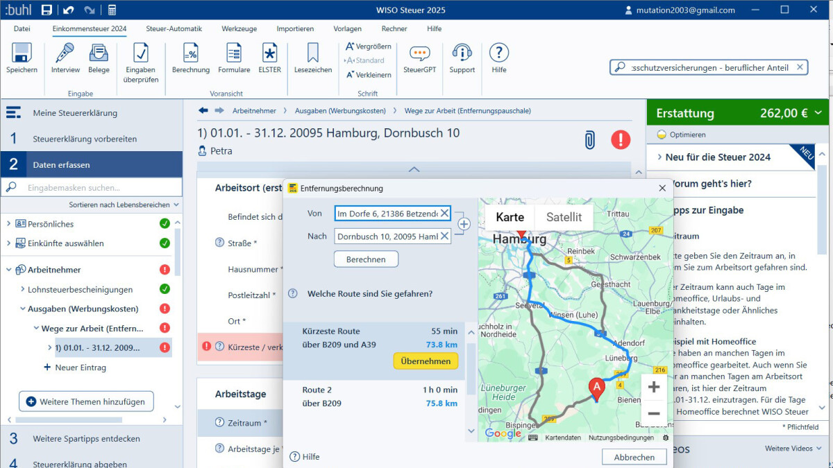 WISO STEUER visual data 8