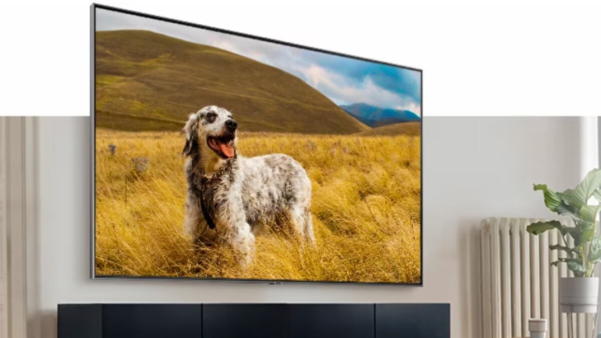 Un televisor Samsung en Modo Natural.