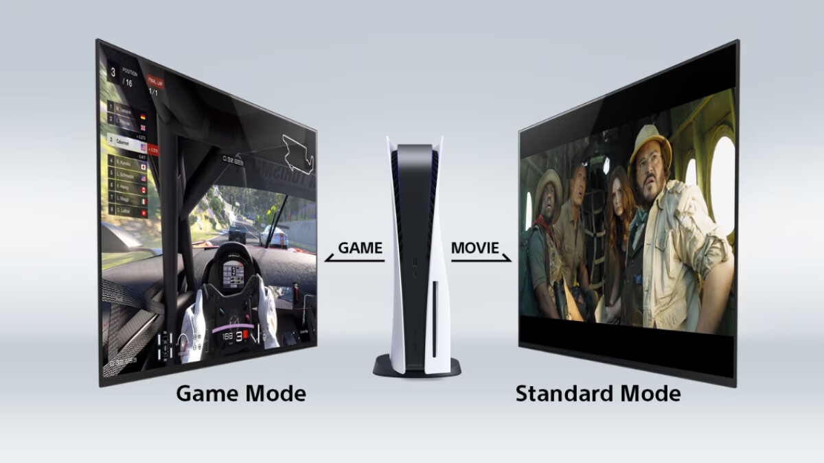 El modo Juego es ideal para jugar en el Sony Smart TV.  Aquí puede ver las diferencias directas con el modo estándar.