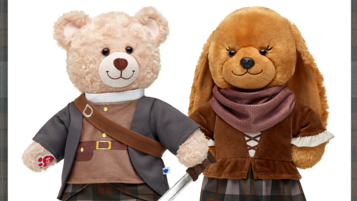 Outlander : Jamie en ours et Claire en chien