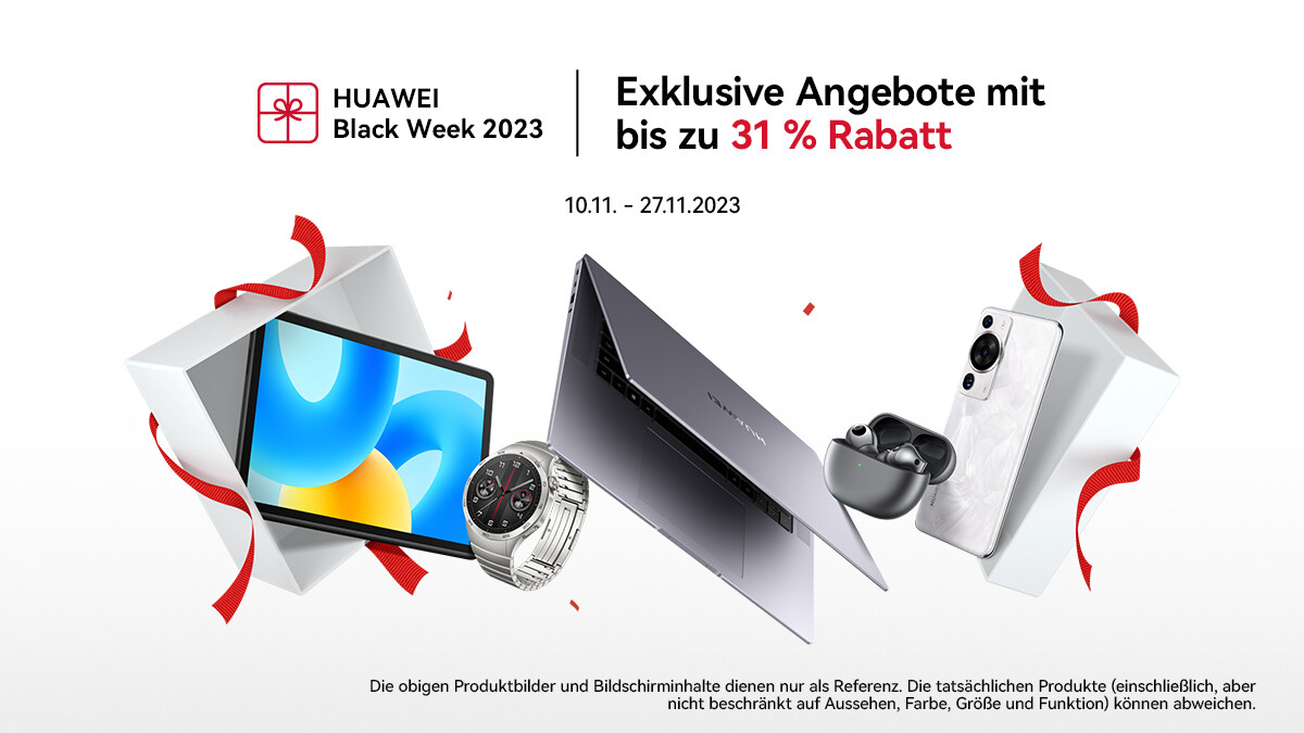 Économisez maintenant lors de la Huawei Black Week 2023 et bénéficiez de forfaits bon marché.