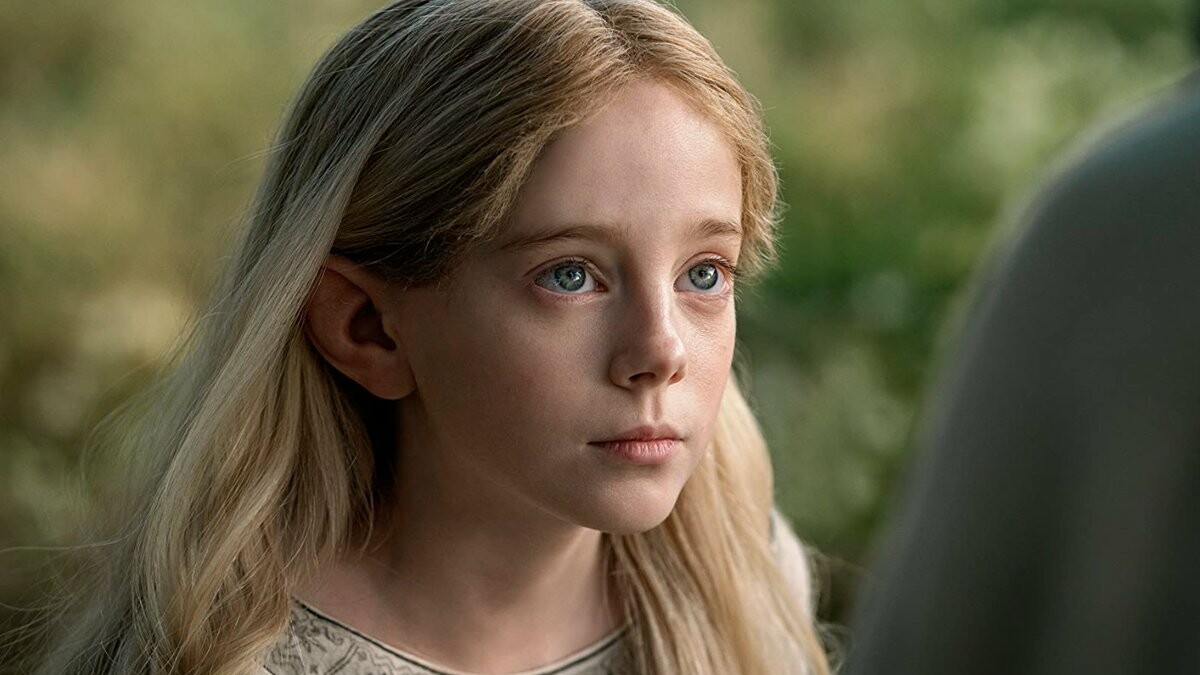 The young Galadriel in "The Rings of Power"