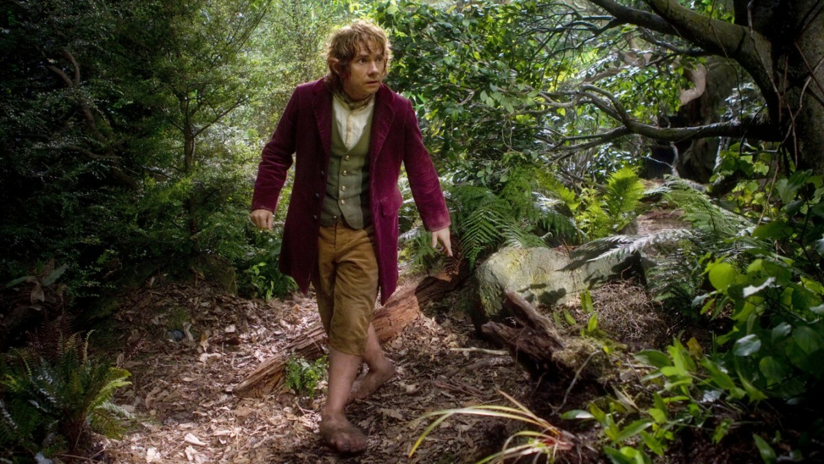 El Hobbit: Bilbo se arrastra sobre suelas silenciosas pero grandes