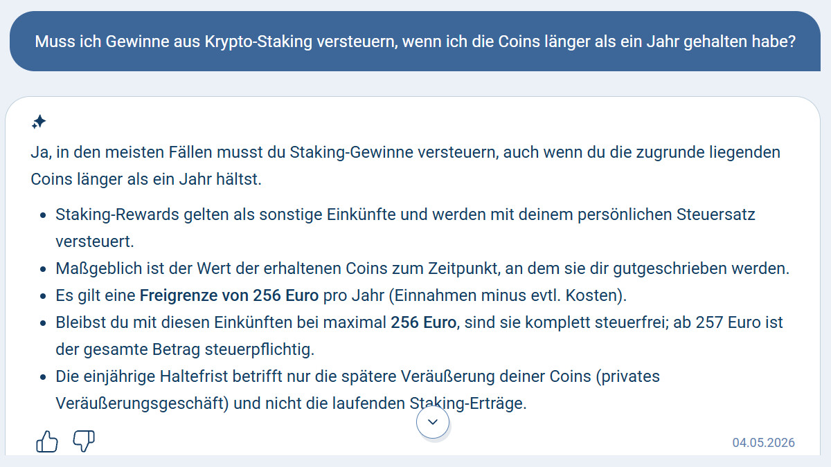 Auch komplizierte Sachverhalte erklärt SteuerGPT präzise.