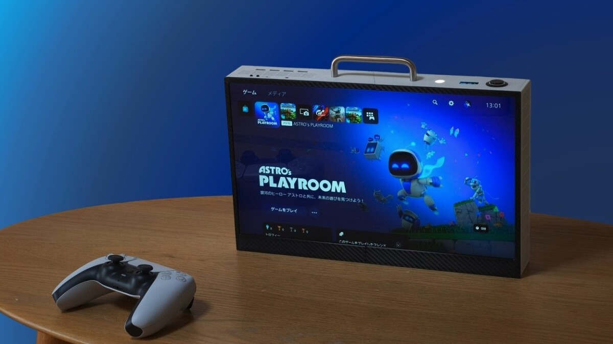 Die PS5 in Kofferform und mit neuem Kühlsystem, samt Bildschirm und Lautsprechern: Ein beeindruckender Mod.