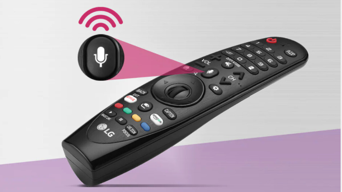 El LG Magic Remote ofrece un control de voz práctico que se usa a menudo en la vida cotidiana.