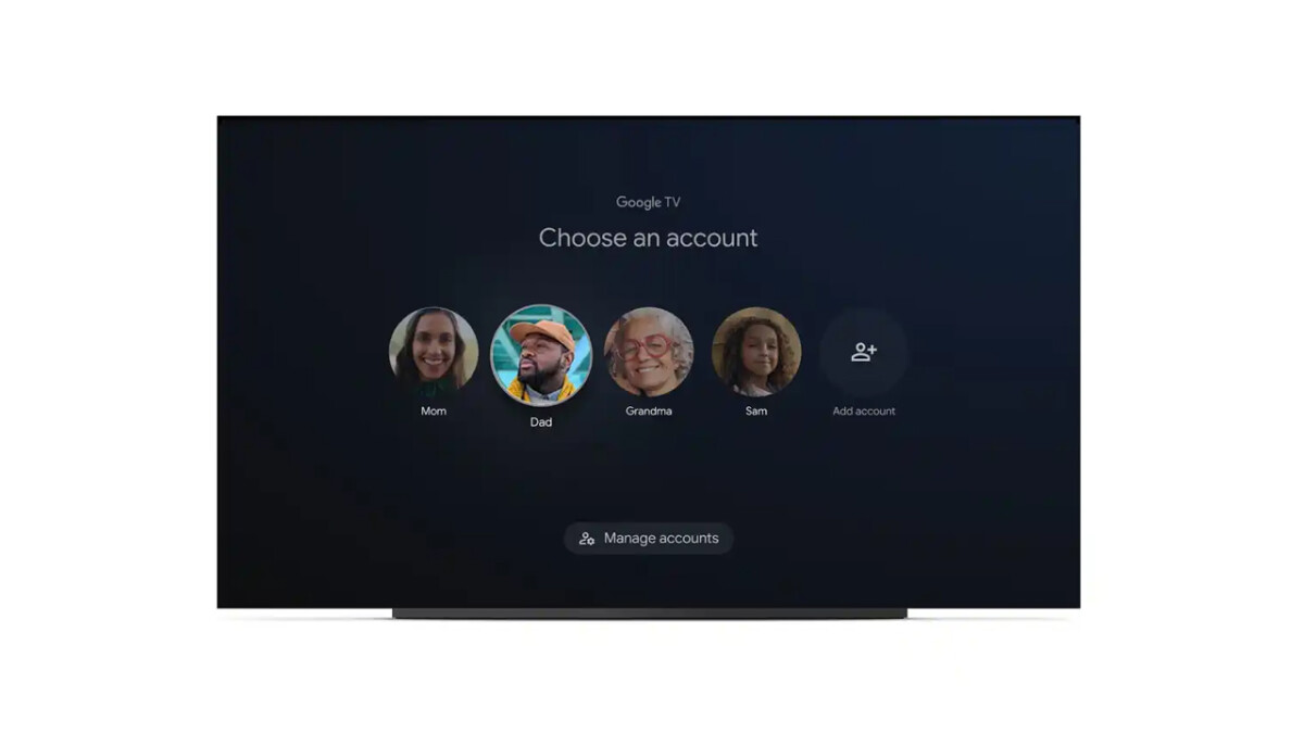 Finally in order in the chicken coop: with its long-awaited user profiles, Google TV can also be reasonably used by entire large families.